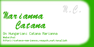 marianna catana business card
